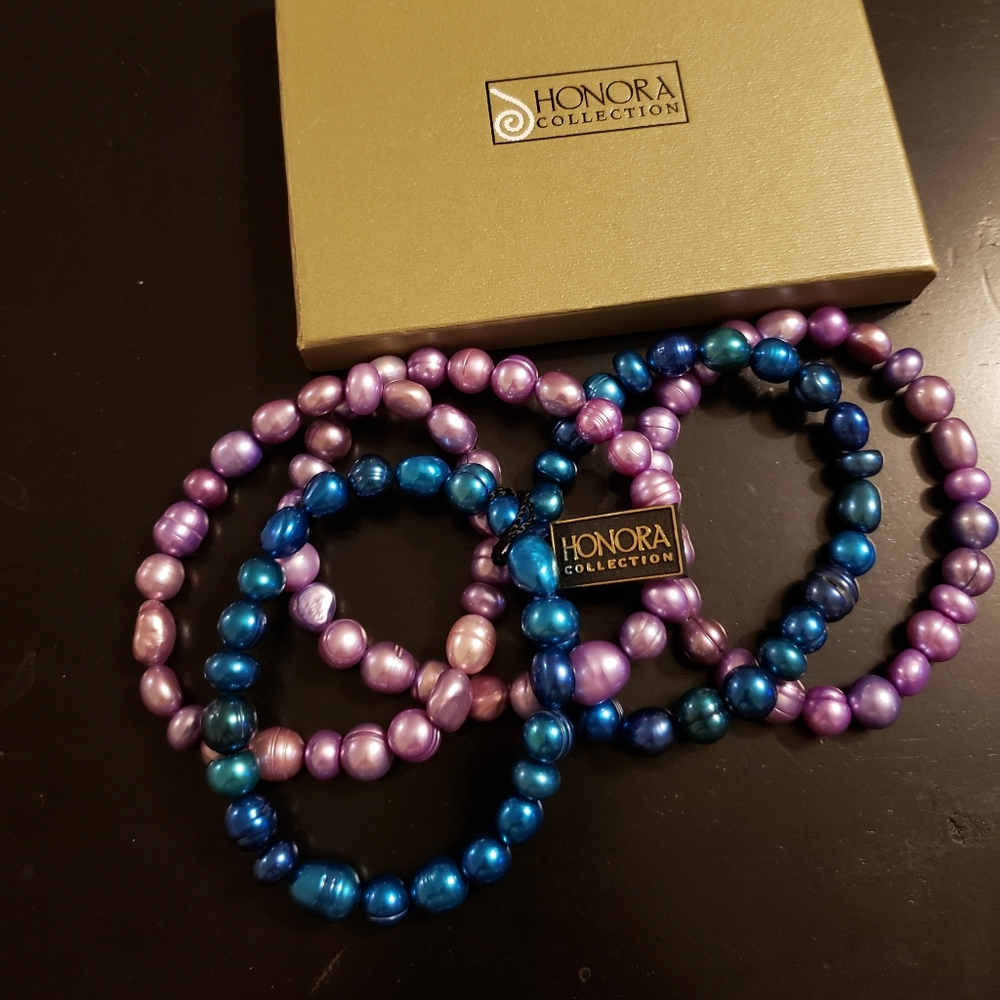 💕Honora Freshwater Pearl Bracelet Set
